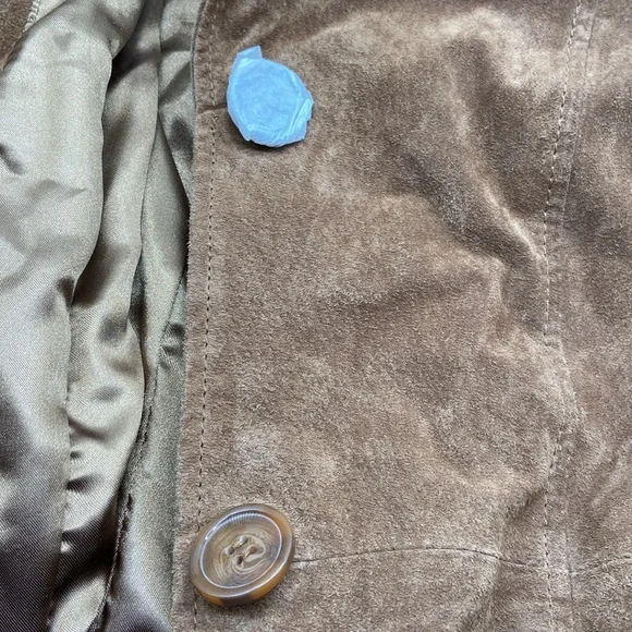 Guillaume Washable Suede Leather Jacket Size Large - Picture 14 of 14